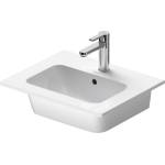 Duravit ME by Starck - Мивка 53x43 см, с преливник, отвор за смесител, DuraShield, матово бяло 233653AC00 (233653AC00)