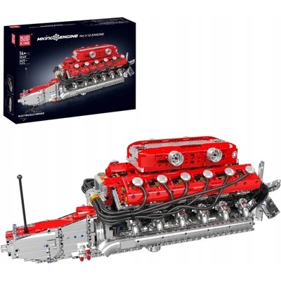 Mould King Konštrukčné kocky 10169 motor V12 z Ferrari 812 Superfast