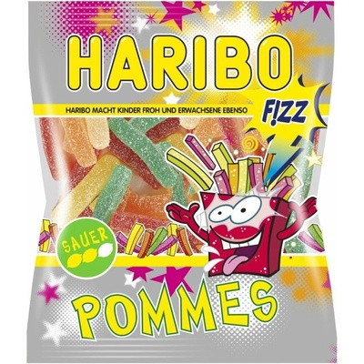 Haribo Pommes fizz želé s ovocnými príchuťami 100 g