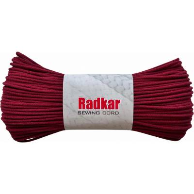 RADKAR šňůry na šití 5mm Wine Red - 100m návin
