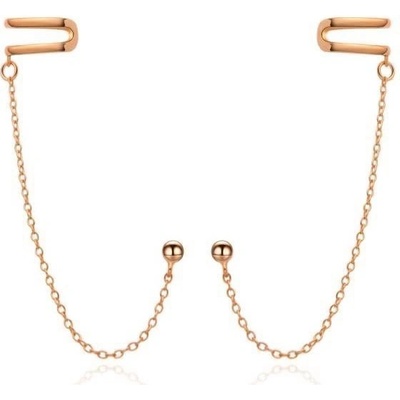 MOISS Pozlacené řetízkové záušnice E0004308