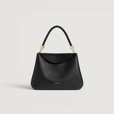 Coccinelle TIGGY MEDIUM kožená kabelka Noir