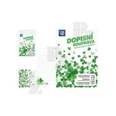 Dopisní papír barevný LUX 5+10 Čtyřlístky, MFP Paper