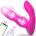 SuperLove Thrusting Wearable Panty Vibrator with App & Remote Control Pink
