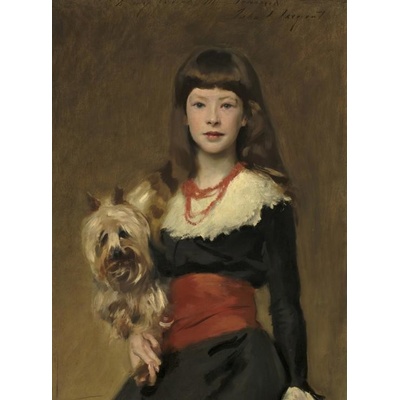 Grafika John Singer Sargent: Slečna Beatrice Townsend 1882 2000 dílků