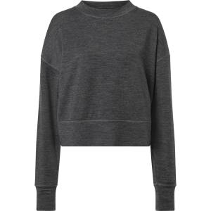 super. natural Дамски вълнен пуловер super. natural Women's Krissini Sweater Longsleeve - Pirate Grey Melange (105-4023-1614)