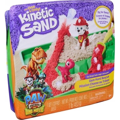 Spin Master Kinetic Sand Paw Patrol 3 súprava s figúrkou Marshalla