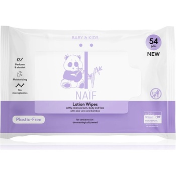 Naif Baby & Kids Lotion Wipes мокри кърпички за деца от раждането им 54 бр