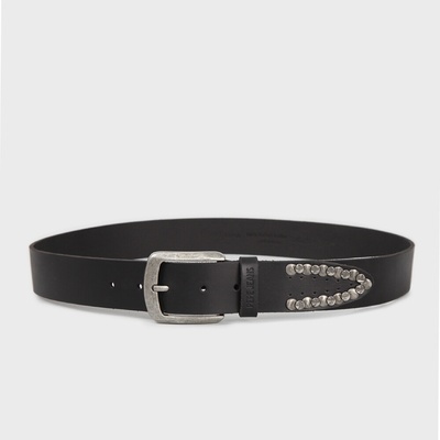 Pepe Jeans pánský černý pásek s kováním PM020604999