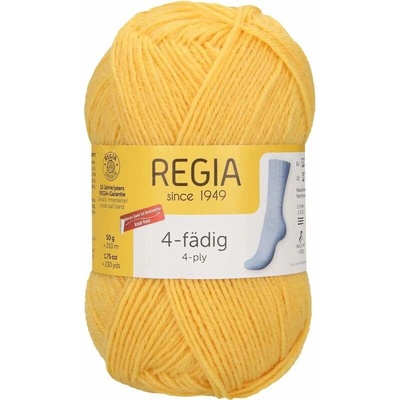 Regia 4-Ply Uni 2041 Žlutá 210m/50g