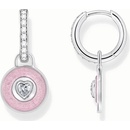 Thomas Sabo náušnice Pink heart CR723-691-9