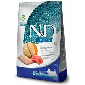N&D Ocean Adult Mini salmon, cod & canatloupe melon 2,5 kg