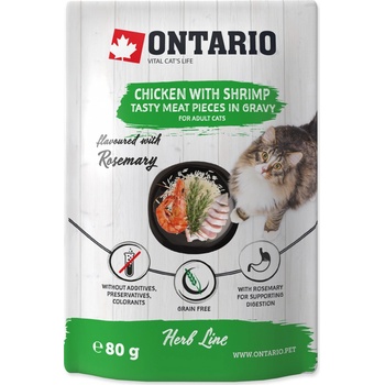 Ontario Herb Chicken with Shrimps Rice and Rosemary 80 g