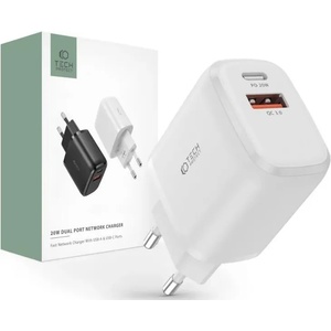 Tech-Protect C20w 2-port White (9490713929124)
