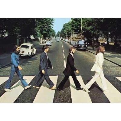 The Beatles – Abbey Road Crossing Full Bleed Image (Pohľadnica)