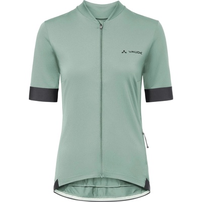 Vaude Дамска фланелка с къс ръкав за колоездене Vaude Women's Kuro Full-Zip Tricot II Cycling jersey - Dusty Fern - размер 42 (EU) (156-2124-0614)