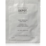 Depot NO. 807 RELAXING FACE MASK успокояваща и хидратираща маска за мъже 12x13ml