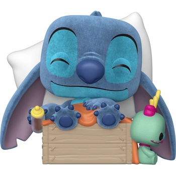 Funko Фигура Funko POP! Disney: Lilo & Stitch - Sleeping Stitch in Box (Flocked) (Special Edition) #1607 (104074)