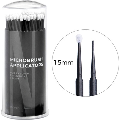 Nanolash Microbrush kefka na mihalnice 1,5 mm 100 ks