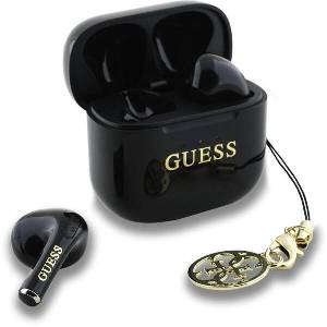 CG Mobile Guess Glossy Effect Printed Classic Logo Charm black (GUTWSXMCCLK) Слушалки