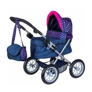 Bayer Trolley soils for doll Trendy navy blue 13054AA