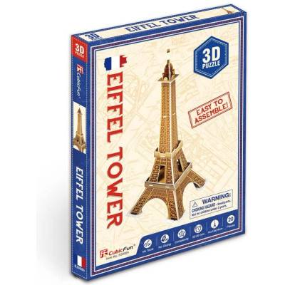 CubicFun 3D пъзел CubicFun от 20 части - Айфеловата кула (S3006h)