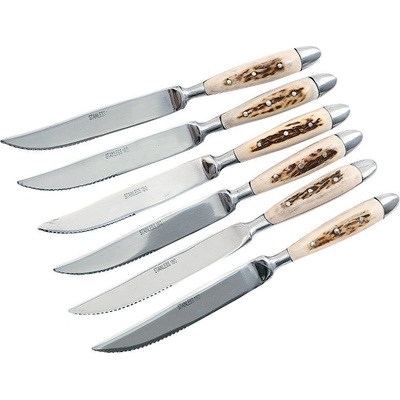 ARTURE Steakové nože se střenkami z paroží 17360106 sada 6 ks