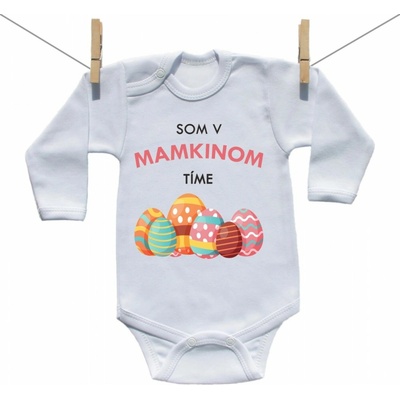 Boodyy Body s dlhým rukávom Som v mamkinom tíme