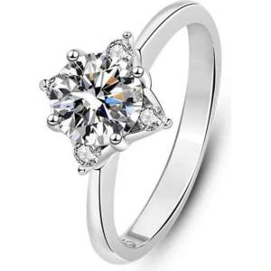 Silenti Jewelry Сребърен пръстен "Интерес" - 8 - 57мм (18.1мм диам. )