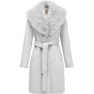 Salsa jeans Палто Salsa jeans Gracce Fur coat - Grey (Medium Grey)