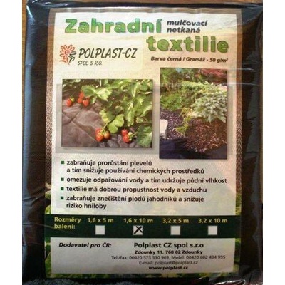 Agrikol netkaná textílie 1,6 x 10 m černá