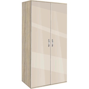 Bogdan Furniture G Двукрилен гардероб Мебели Богдан, модел BM-Ava 2, Гб сонома и крем гланц