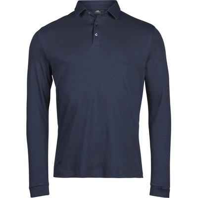 TeeJays polokošile Pima TJ 1442 dlouhý rukáv pánská COT18144200302-navy