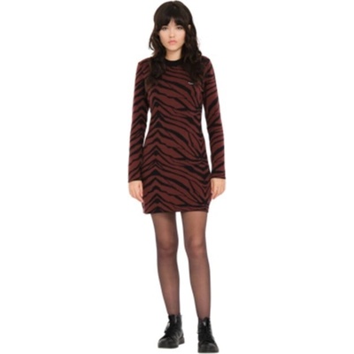 Volcom Zebra Dress Bitter Chocolate BCL