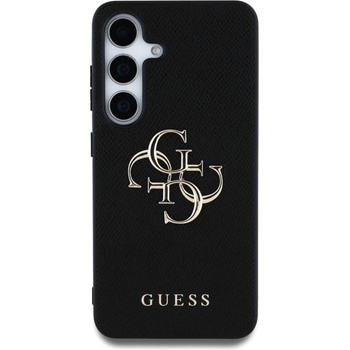 Image 1 of GUESS Гръб Guess за Samsung Galaxy S25 Plus, PU, Grained, 4G Metal Logo Case, Черен