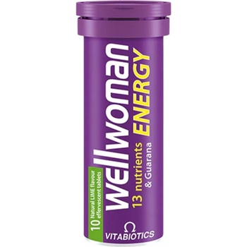 Image 1 of Vitabiotics Wellwoman Energy | Effervescent [10 разтворими таблетки] Лайм