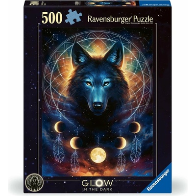 Ravensburger Svítící Měsíční vlk 500 dílků