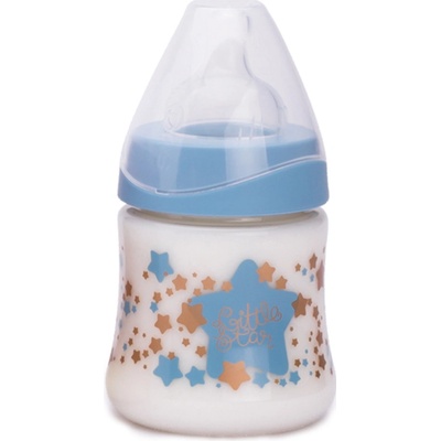 Suavinex láhev se širokým hrdlem fialová prskaná 150ml