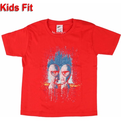 ROCK OFF детска тениска Pink Floyd - Division Bell Drip ЧЕРВЕН - ROCK OFF - GDAPFTS04BR