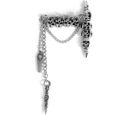 Devil fashion значка (брошка) DEVIL FASHION - Punk Skull - AS100