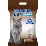 Premium Cat Премиум котешка тоалетна с бентонит - Кафе за котки 20 кг