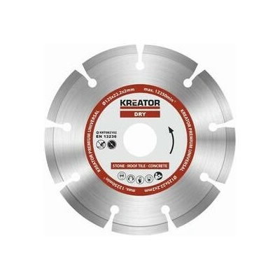 Kreator KRT082102 - Diamantový kotúč segmentový 125mm PREMIUM