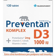 Preventan Komplex D3 1000IU 120 tablet