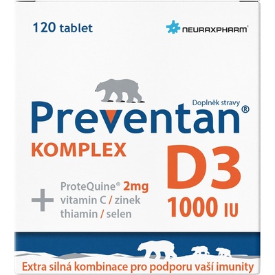 Preventan Komplex D3 1000IU 120 tablet