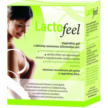 LactoFeel vaginálny gél 7 x 5 ml + utierky pre intímnu hygienu