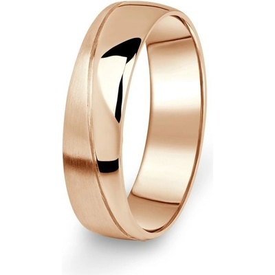 Danfil Prsten snubní DF01 P růžové zlato