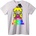 NOONEBRAND Тениска Честит Ден на момичето Принцеса - 4XL, White