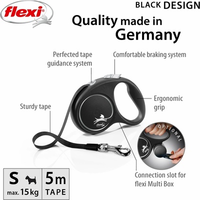 Flexi Vodítko Black Design pásek – Hledejceny.cz