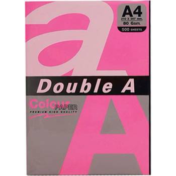 Цветна хартия Double A нас. Pink A4 50 л. 80g (A4 50)