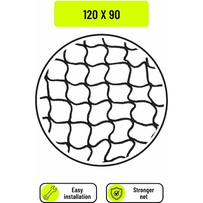 FLOORBEE TERMINAL Net čierna 120 x 90 cm